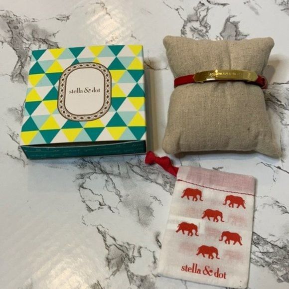 Stella & Dot Women’s Jewelry Bracelet ENGRAVED - Picture 2 of 3